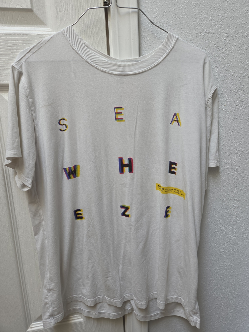 lululemon athletica White Short-Sleeve Graphic Tee